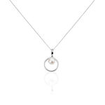 Collier Ivana Argent Blanc Perle De Culture - Colliers avec pierres Femme | Marc Orian