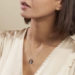 Collier Suzanne Argent Blanc C&eacute;ramique Et Oxyde De Zirconium - Colliers avec pierres Femme | Marc Orian