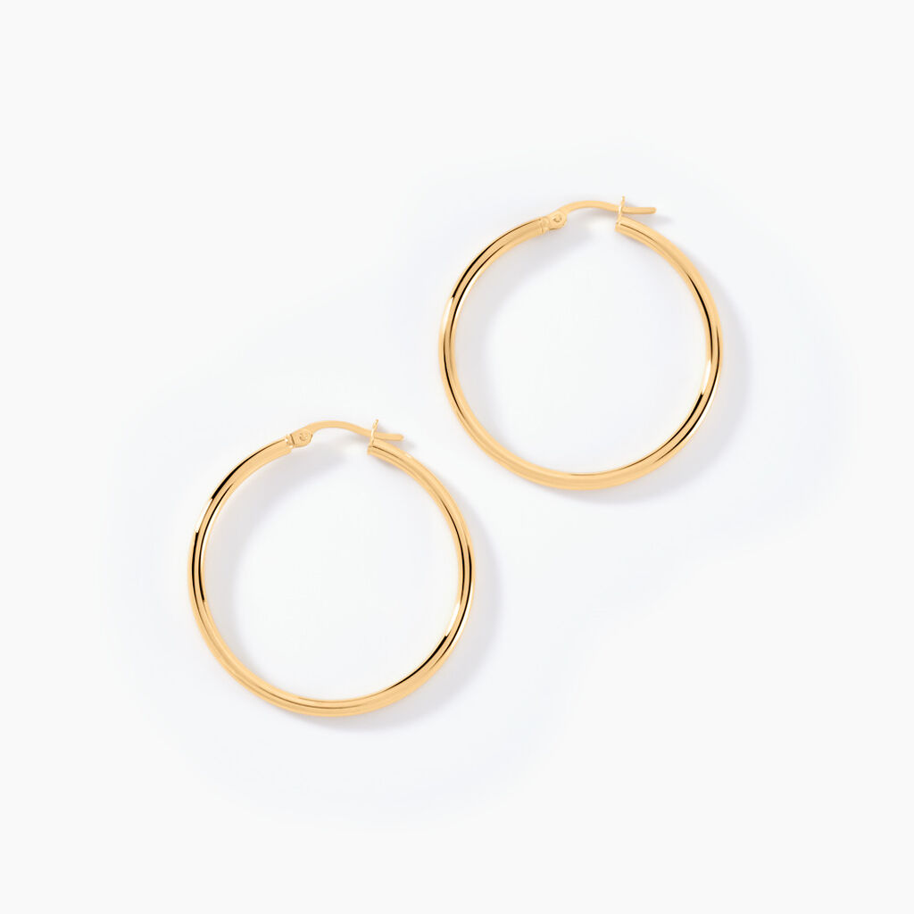 Créoles Verania Or Jaune - Créoles Femme | Marc Orian