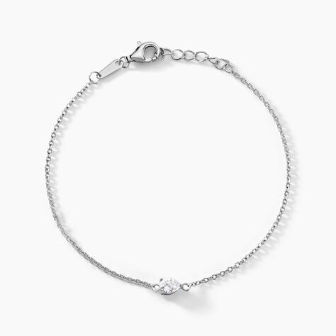 Bracelet Alda Argent Blanc Oxyde De Zirconium - Bracelets fantaisie Femme | Marc Orian