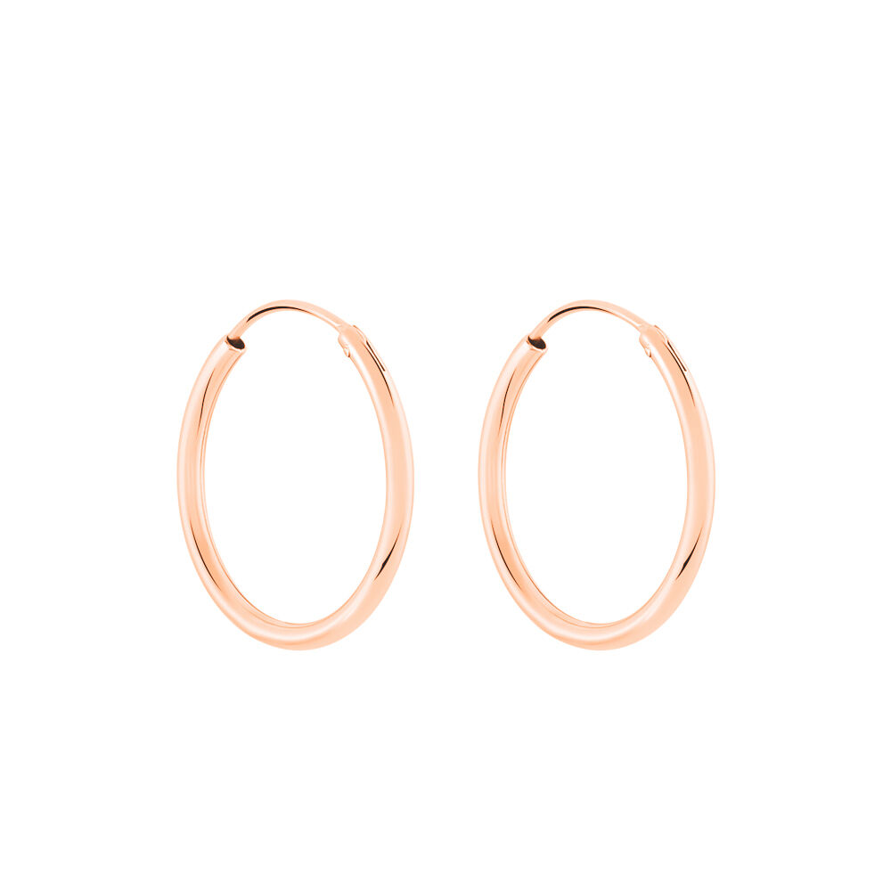 Créoles Argent Rose Olympia - Créoles Femme | Marc Orian