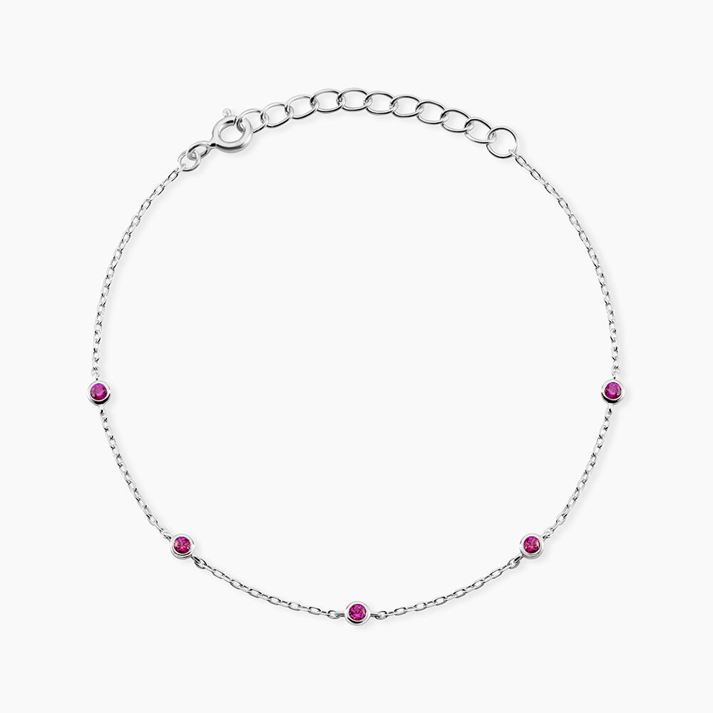 Bracelet Thesee Argent Blanc Oxyde De Zirconium - Bracelets fantaisie Femme | Marc Orian