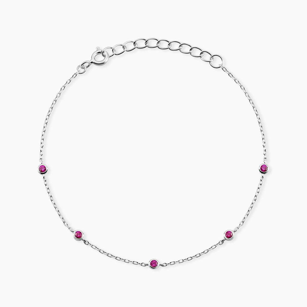 Bracelet Thesee Argent Blanc Oxyde De Zirconium - Bracelets fantaisie Femme | Marc Orian