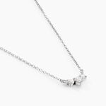 Collier Darlene Argent Blanc Oxyde De Zirconium - Colliers avec pierres Femme | Marc Orian