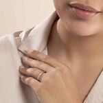 Alliance Rhea Or Blanc Diamant - Alliances avec pierres Femme | Marc Orian