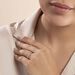 Alliance Rhea Or Blanc Diamant - Alliances avec pierres Femme | Marc Orian