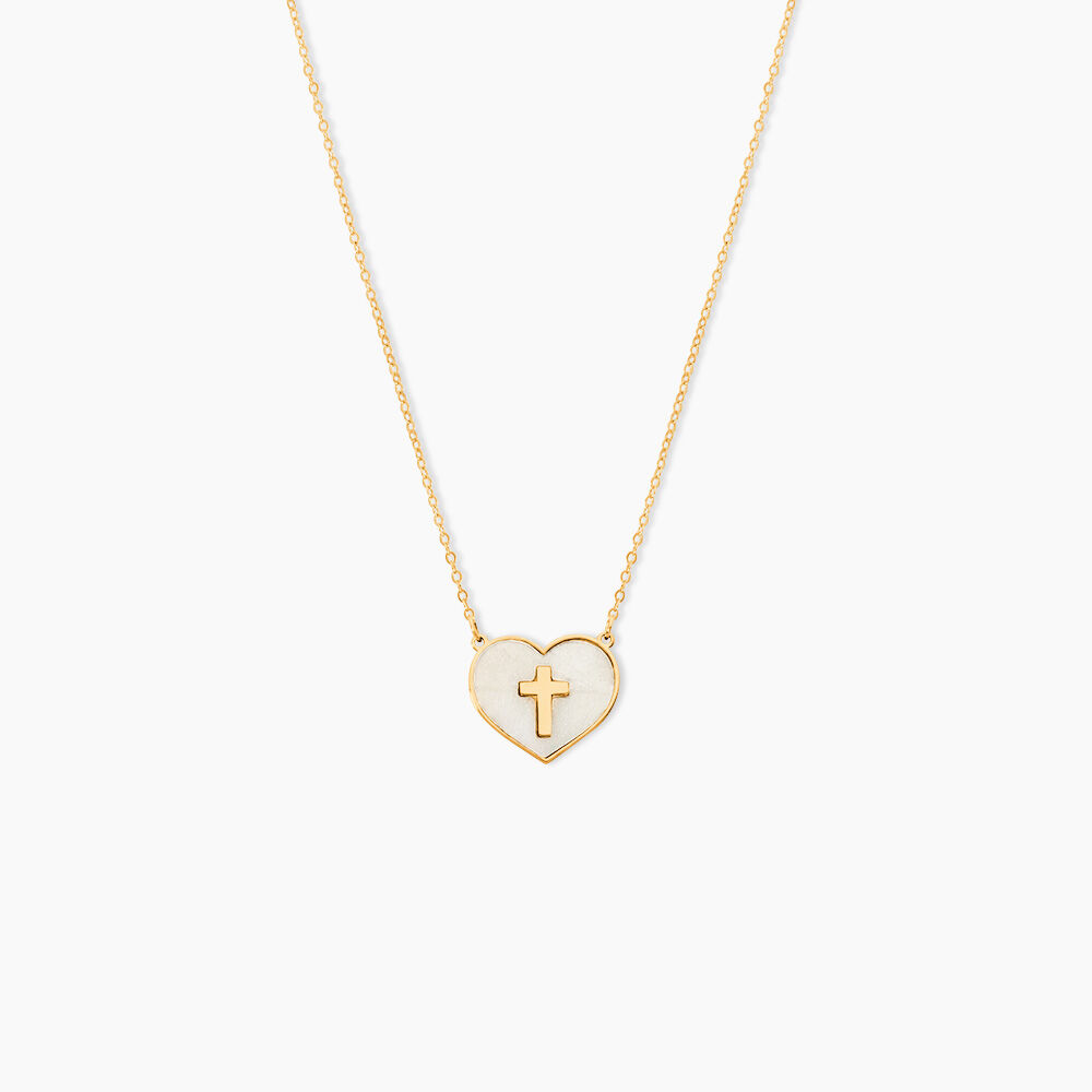 Collier Lawrie Or Jaune Nacre - Colliers avec pierres Famille | Marc Orian