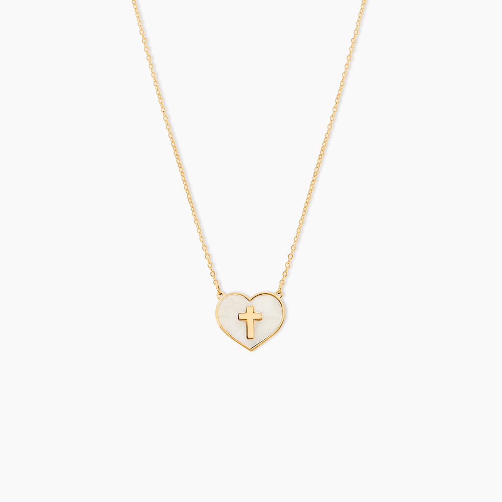 Collier Lawrie Or Jaune Nacre - Colliers avec pierres Famille | Marc Orian