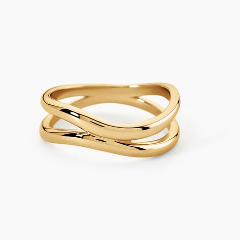 Bague Omega Argent Dor&eacute; A L'Or 750/1000 - Bagues dor&eacute;es Femme | Marc Orian