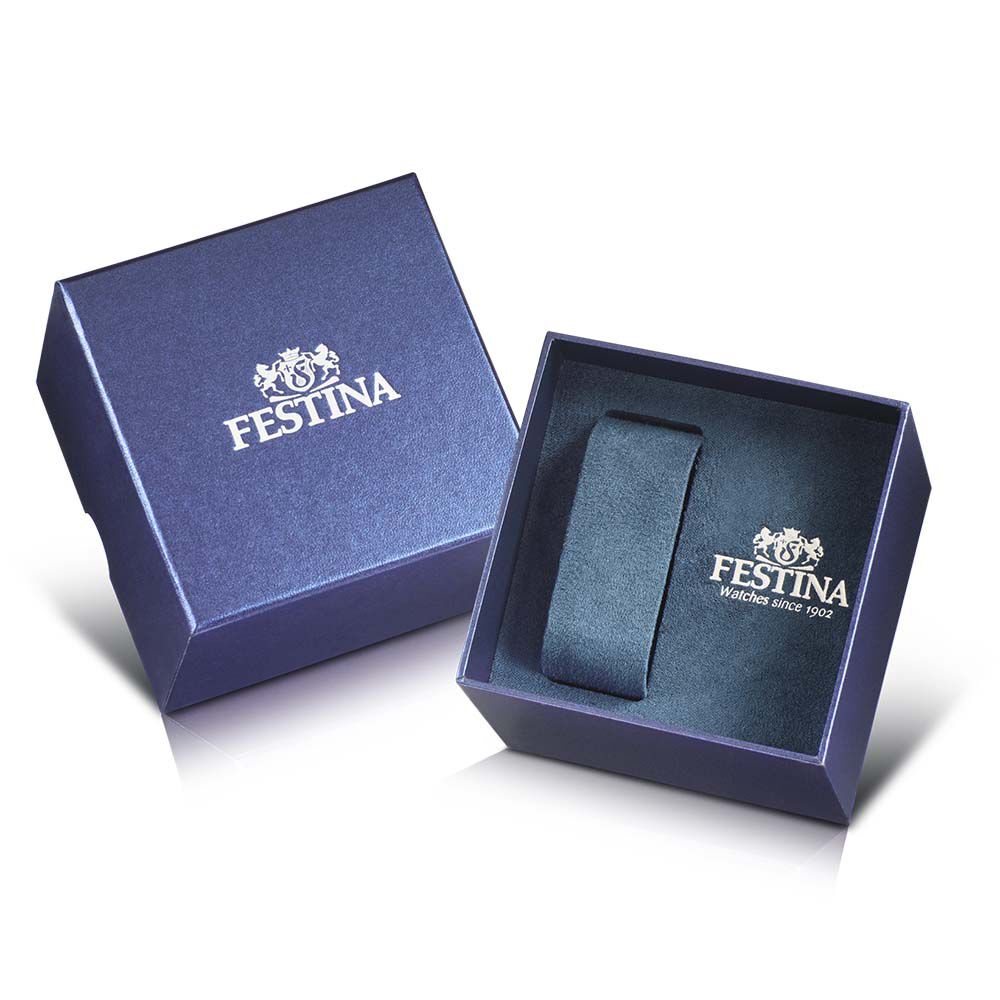 Montre Festina On The Square Chrono Bleu - Montres classiques Homme | Marc Orian