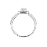 Bague Argent Blanc Suada Perle De Culture Oxyde De Zirconium - Bijoux fantaisie Femme | Marc Orian