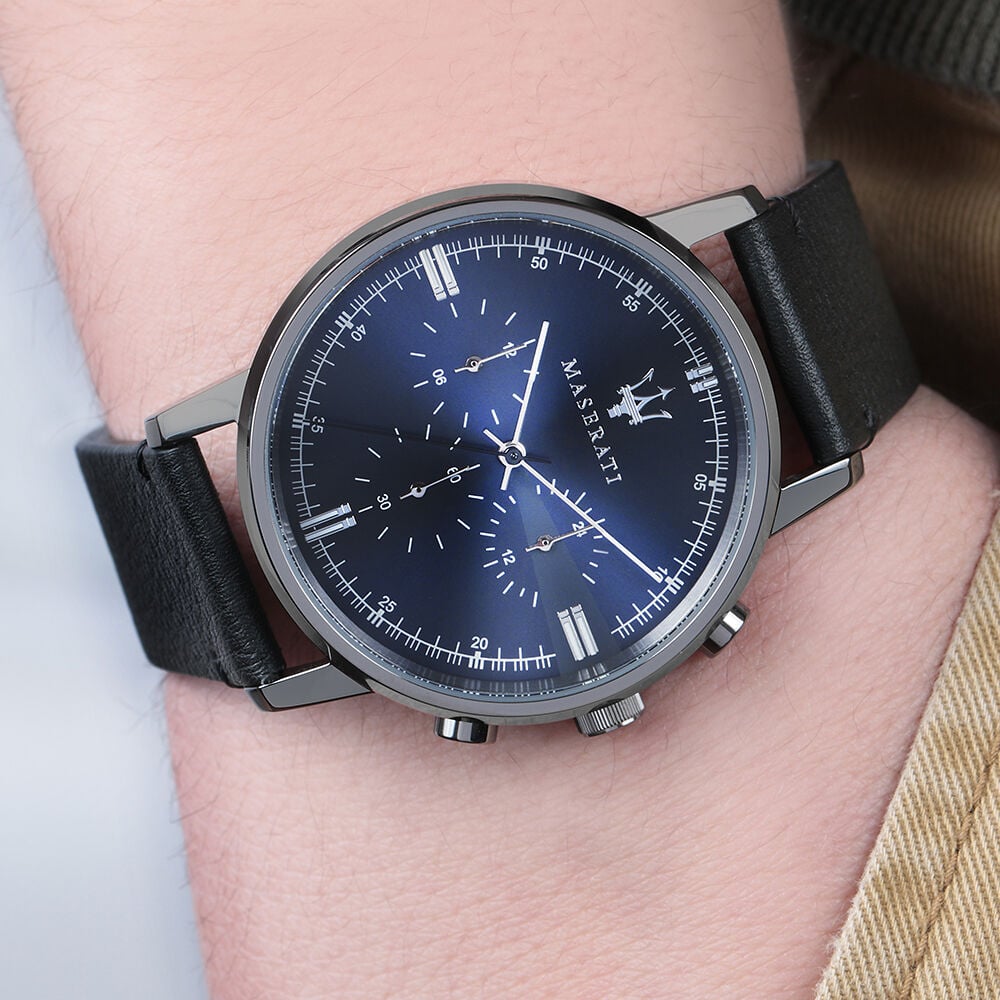 Montre maserati homme bracelet cuir outlet