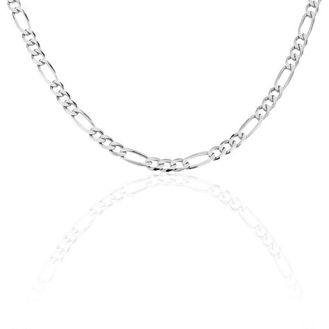 Collier Vivian Argent Blanc - Chaines Homme | Marc Orian