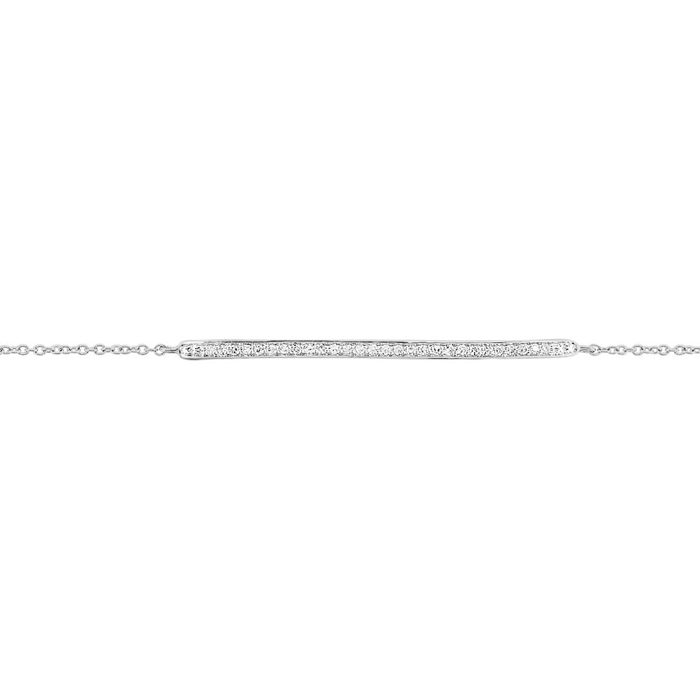 Bracelet Deniela Or Blanc Diamant - Bracelets chaînes Femme | Marc Orian