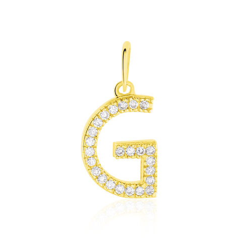 Pendentif Lettre G Or Jaune Oxyde - Pendentifs Famille | Marc Orian
