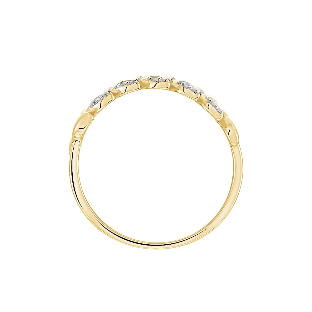 Bague Berinice Or Jaune Diamant - Parures de mariage Femme | Marc Orian