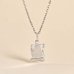 Pendentif Golda Ange Parchemin Or Blanc - Bijoux personnalis&eacute;s Famille | Marc Orian