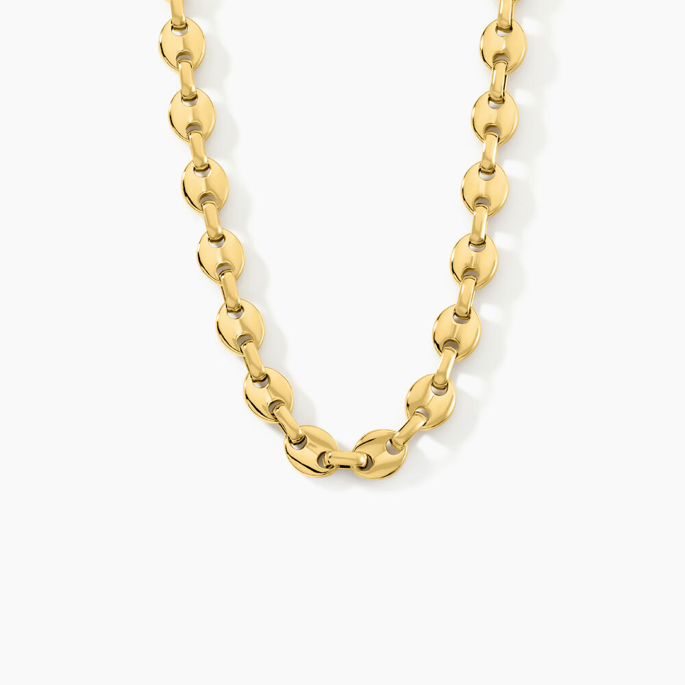 Collier Maille Acier Doré Cadia - Chaines Homme | Marc Orian