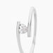 Bague Solitaire Moera Or Blanc Oxyde De Zirconium - Solitaires Femme | Marc Orian