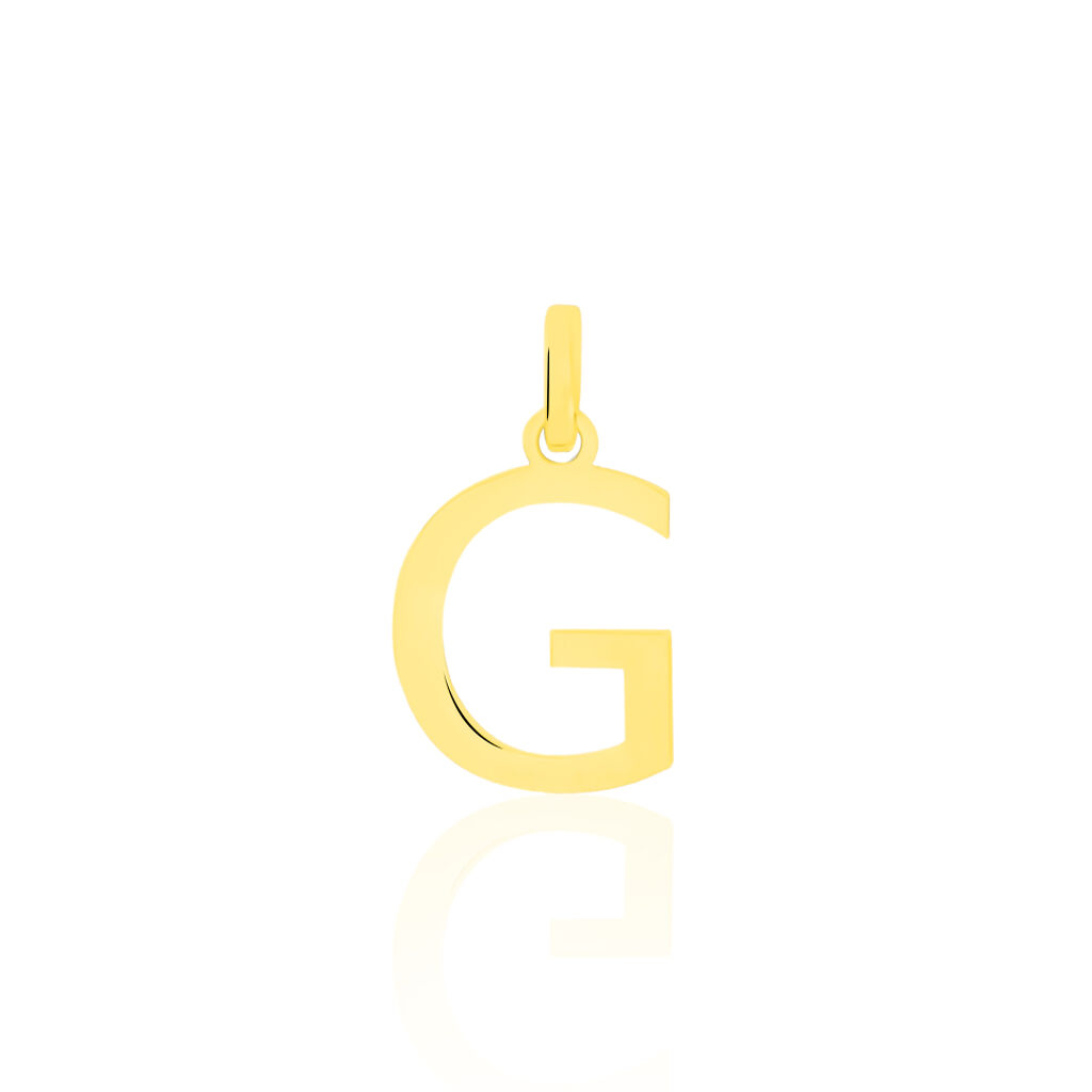 Pendentif Ionia Lettre Or Jaune - Pendentifs Famille | Marc Orian