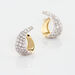 Boucles D'oreilles Puces Boucle D'or Or Jaune Oxyde De Zirconium - Puces Femme | Marc Orian