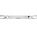 Bracelet Identité Anilo Maille Alternee 1/1 Argent Blanc - Gourmettes Homme | Marc Orian