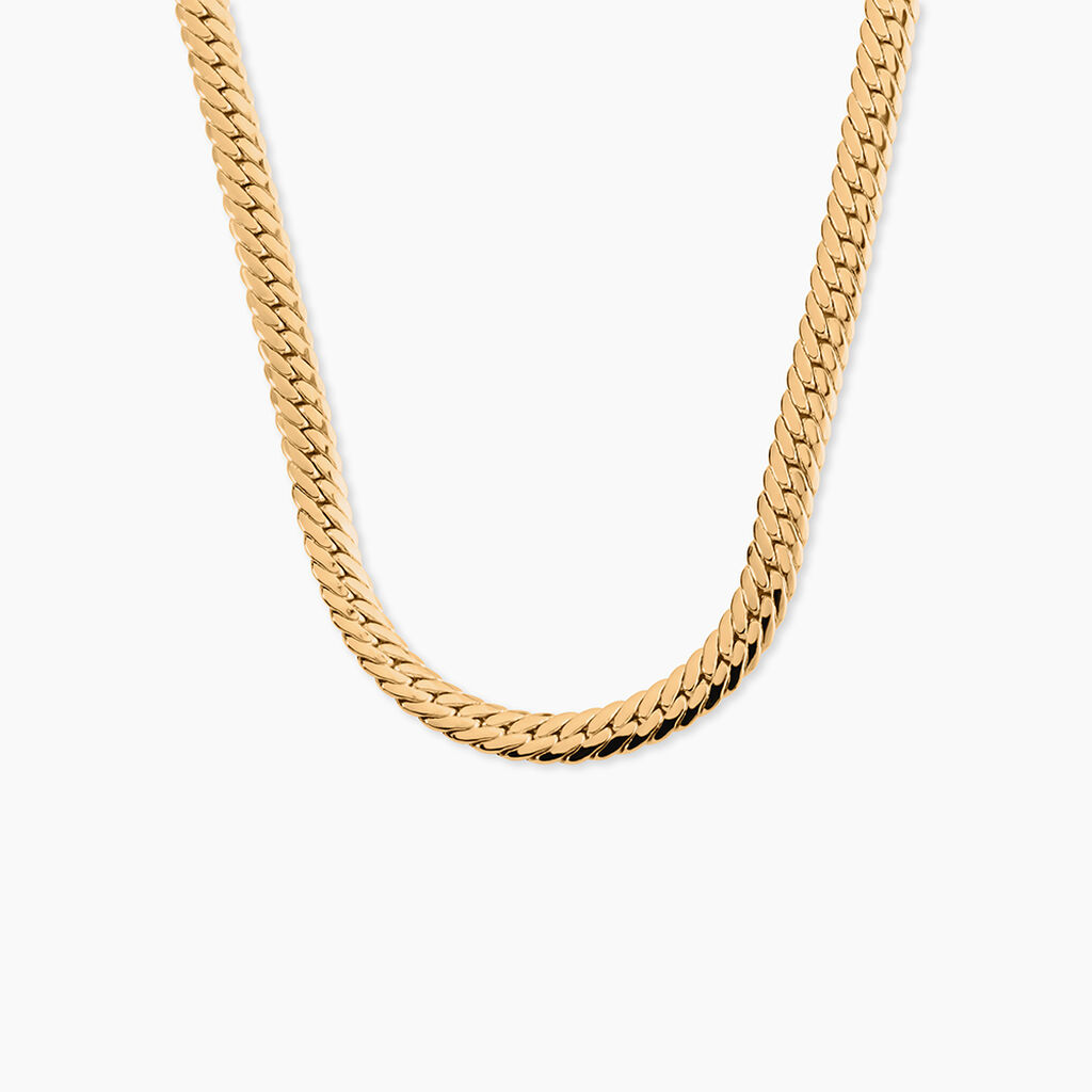Collier Messaline Plaqu&eacute; Or Jaune - Chaines Femme | Marc Orian
