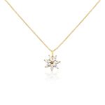 Collier Mia Plaqu&eacute; Or Dor&eacute; Oxyde De Zirconium - Colliers avec pierres Femme | Marc Orian