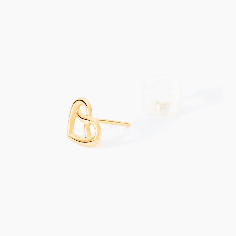 Boucles D'oreilles Puces Hartwin Or Jaune - Puces Famille | Marc Orian