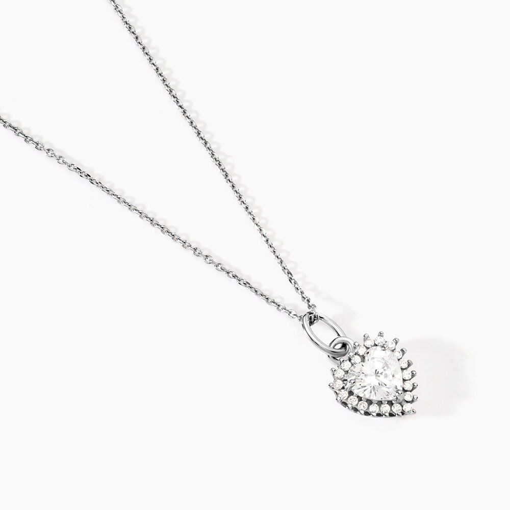 Collier Calvi Argent Blanc Oxyde De Zirconium - Colliers avec pierres Femme | Marc Orian