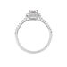 Bague Solitaire Cadmos Argent Blanc Oxyde De Zirconium