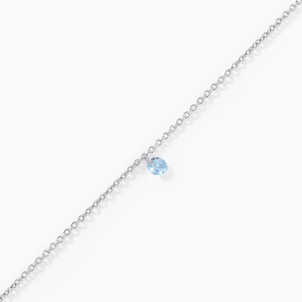 Bracelet Constantin Argent Blanc Oxyde De Zirconium - Bracelets chaînes Femme | Marc Orian