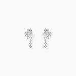 Boucles D'Oreilles Pendantes Isabel Argent Blanc Perle De Culture Oxyde De Zirconium - Pendantes Femme | Marc Orian