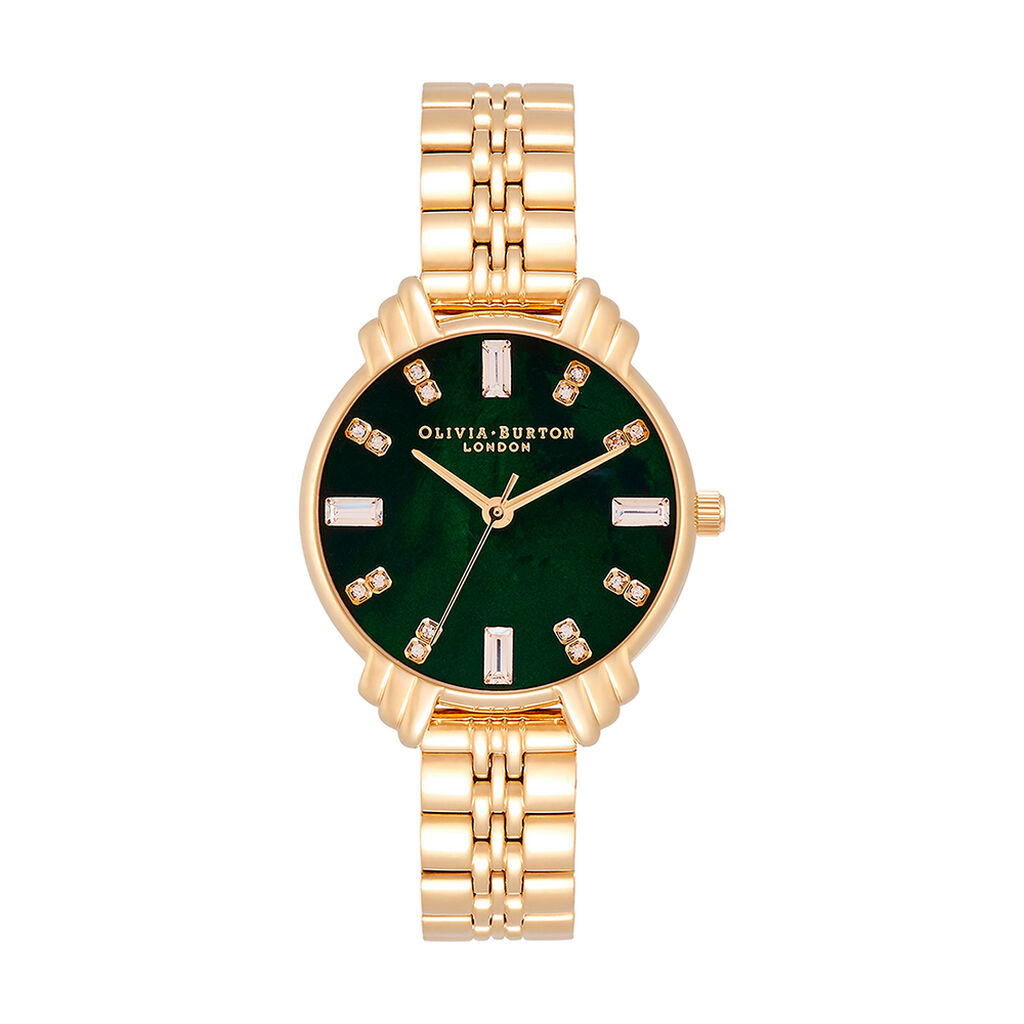 Montre Olivia Burton Art Deco Vert - Montres &eacute;tanches Femme | Marc Orian