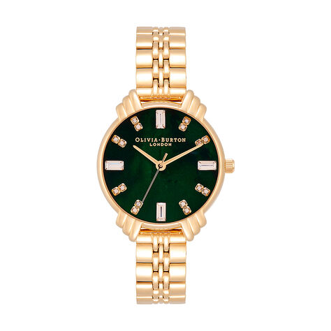 Montre Olivia Burton Art Deco Vert - Montres &eacute;tanches Femme | Marc Orian