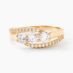 Bague Comete Or Jaune Oxyde De Zirconium - Bagues fian&ccedil;ailles Femme | Marc Orian