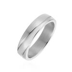 Bague Acier Blanc - Bijoux fantaisie Homme | Marc Orian