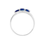 Bague Comete Or Blanc Saphir Et Diamant - Bagues fian&ccedil;ailles Femme | Marc Orian