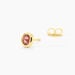 Boucles D'Oreilles Puces Poem Argent Jaune Tourmaline - Puces Femme | Marc Orian