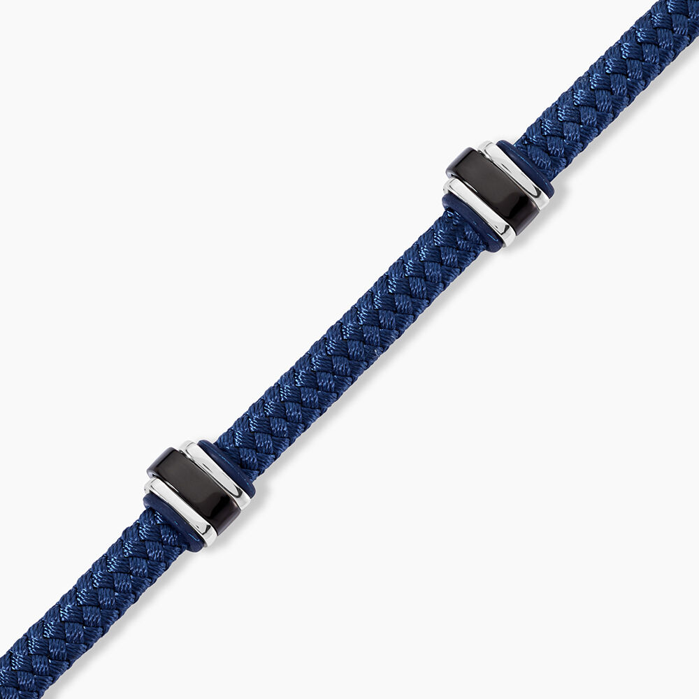 Bracelet Etienne Acier Blanc - Bracelets cordons Homme | Marc Orian