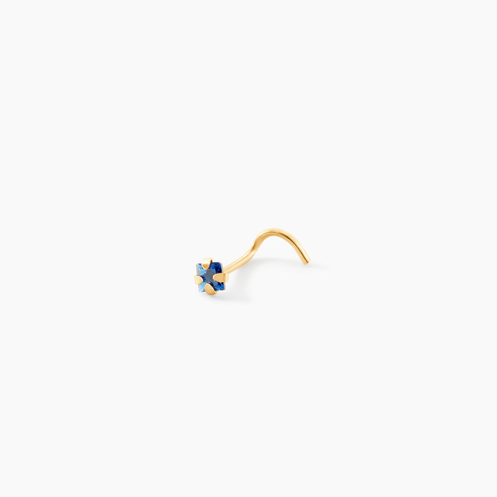 Piercing De Nez Or Jaune Oxyde De Zirconium - Piercing Nez Femme | Marc Orian