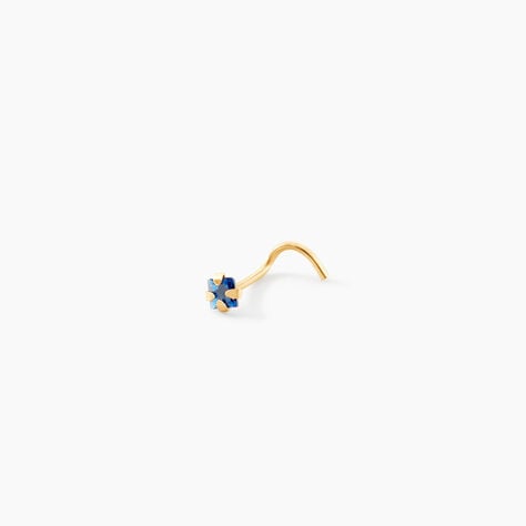 Piercing De Nez Or Jaune Oxyde De Zirconium - Piercing Nez Femme | Marc Orian