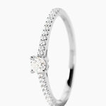 Bague Solitaire Or Blanc Nyala Diamants - Parures de mariage Femme | Marc Orian