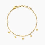 Bracelet Eva Acier Jaune - Bracelets cha&icirc;nes Femme | Marc Orian