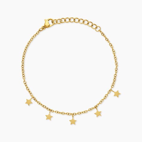 Bracelet Eva Acier Jaune - Bracelets cha&icirc;nes Femme | Marc Orian