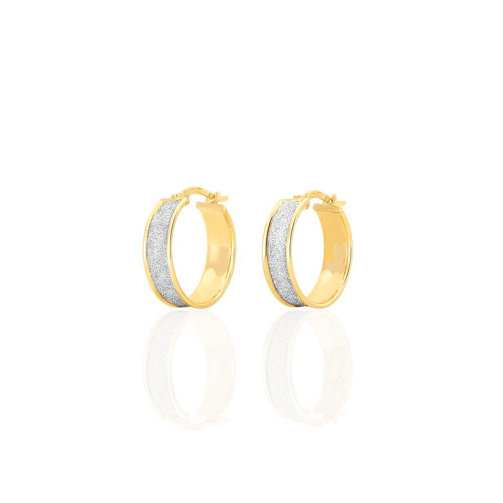 Cr&eacute;oles Lolly Or Bicolore - Cr&eacute;oles Femme | Marc Orian