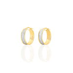 Cr&eacute;oles Lolly Or Bicolore - Cr&eacute;oles Femme | Marc Orian