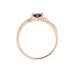 Bague Argent Rose Avalon Oxyde De Zirconium - Bagues Solitaire Femme | Marc Orian