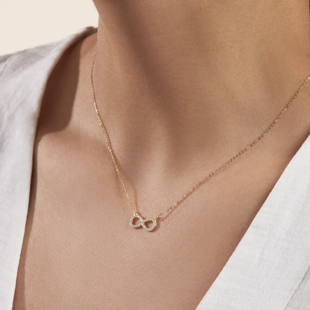 Collier Klothilda Or Jaune Oxyde De Zirconium - Colliers avec pierres Femme | Marc Orian