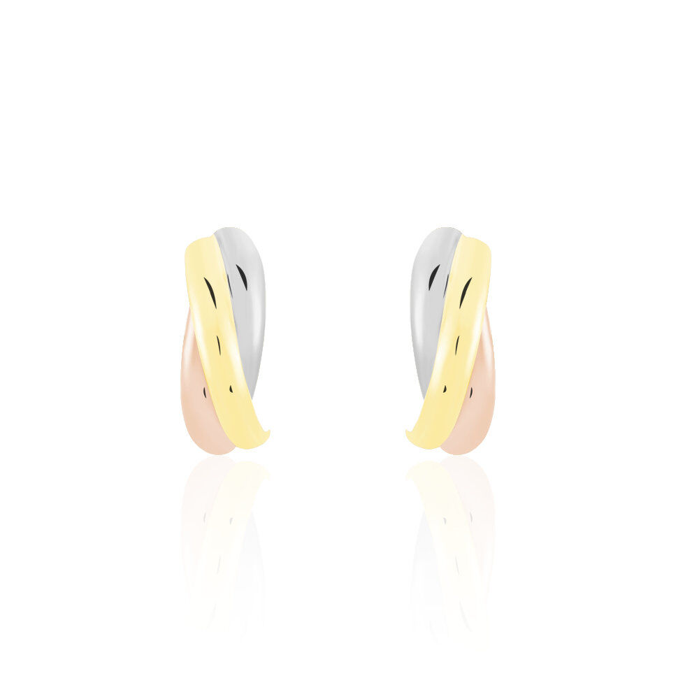 Cr&eacute;oles Igora Or Tricolore - Cr&eacute;oles Femme | Marc Orian